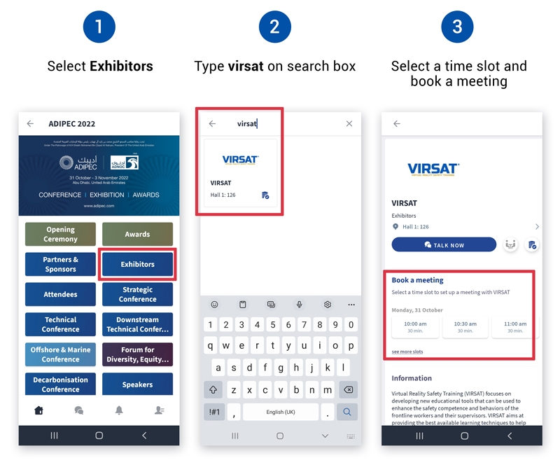 Virsat Adipec Registration Steps Virsat Adipec Registration Steps